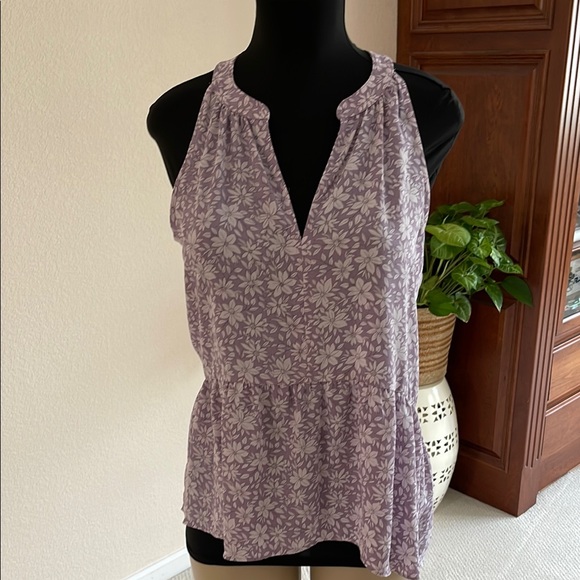 1. State Tops - 1. State Purple Tank Top Blouse